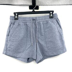 Athleta Farallon Heathered Blue Shorts Women's 4